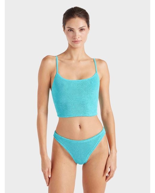 Hunza G Blue Strap Bikini