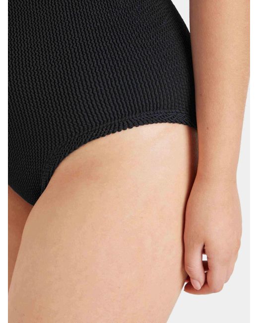 Hunza G Blue Coverage Square Neck Swim
