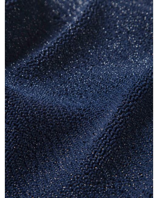 Hunza G Blue Coverage Square Neck Swim