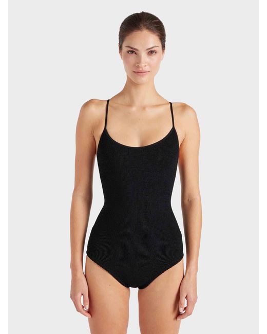 Hunza G Black Coverage Pamela Swim