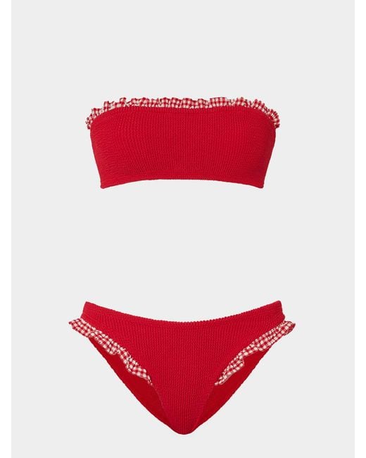 Hunza G Red Trudy Bikini