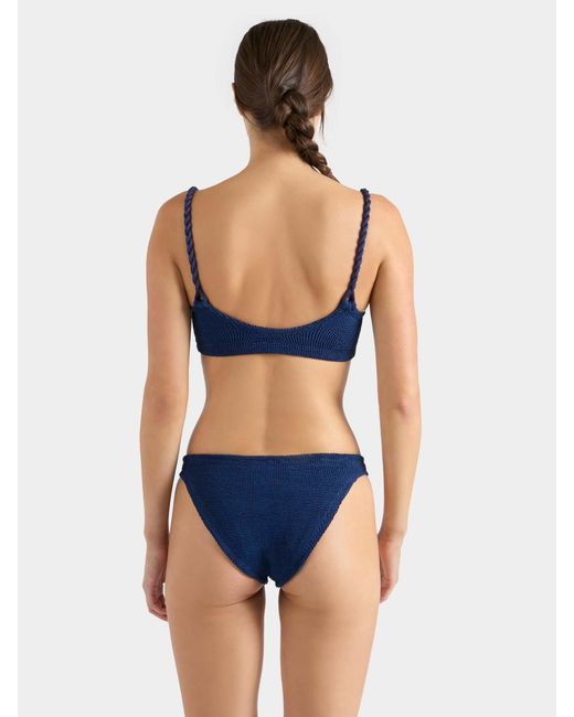 Hunza G Blue Phoebe Bikini