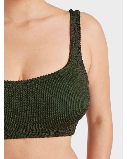 Hunza G Green Coverage Xandra Bikini