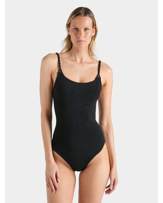 Hunza G Black Coverage Camille Swim