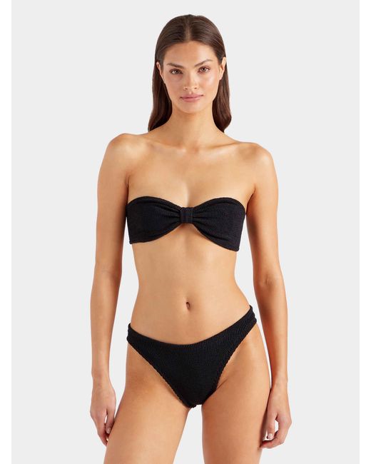 Hunza G Black Classic Bikini Bottom