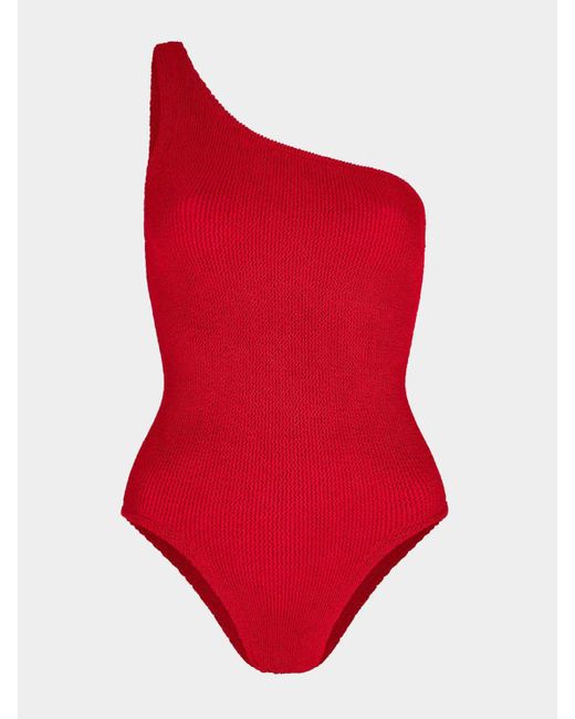 Hunza G Red Coverage Nancy Swim