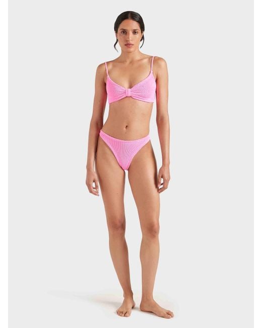 Hunza G Pink Alicia Bikini