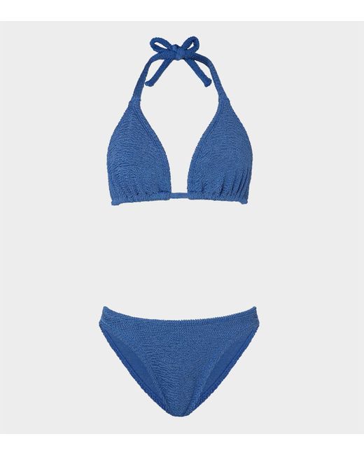 Hunza G Blue Coverage Tammy Bikini