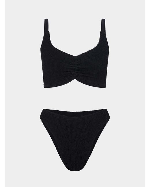 Hunza G Black Post-Mastectomy Bikini
