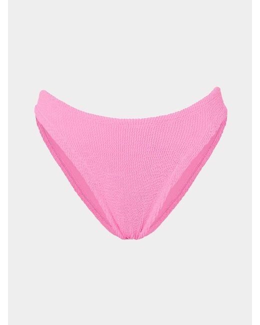 Hunza G Pink Coverage Bikini Bottom