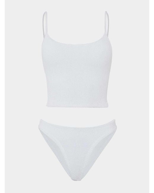 Hunza G Gray Strap Bikini