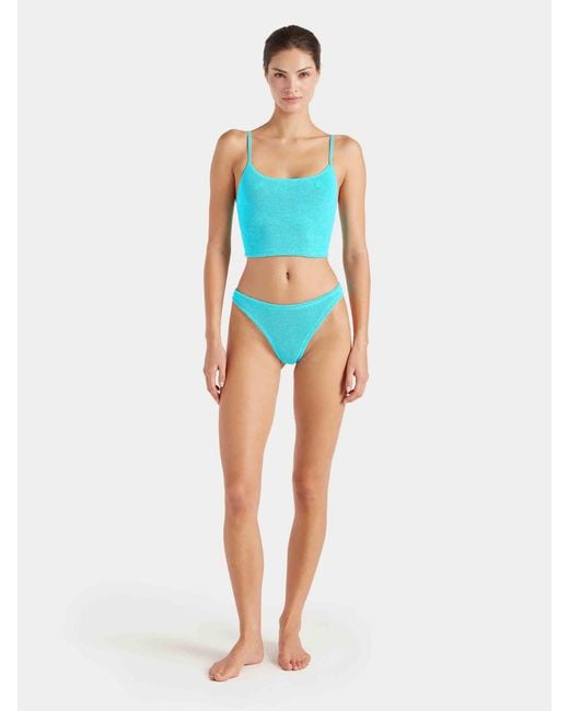 Hunza G Blue Strap Bikini