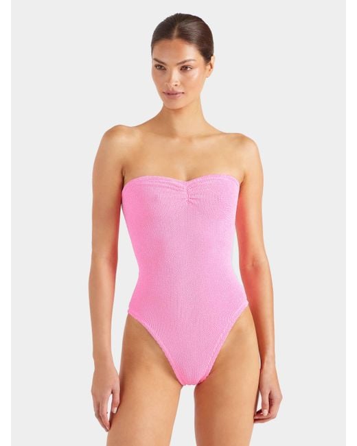 Hunza G Pink Brooke Swim