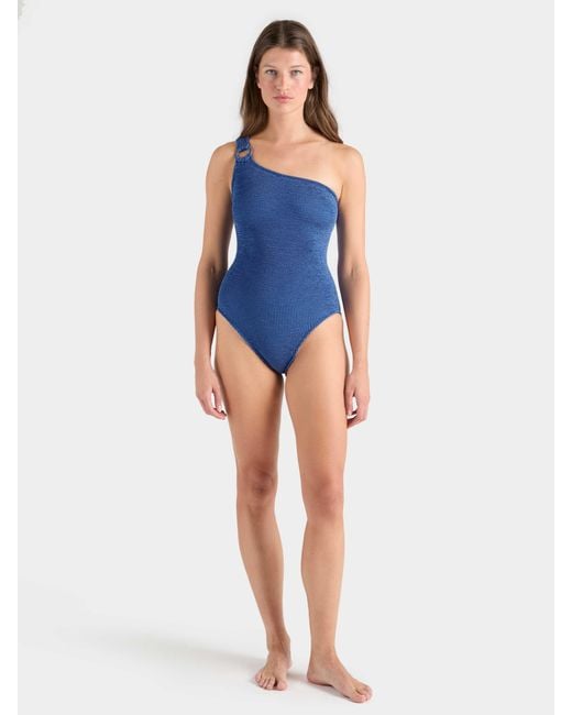 Hunza G Blue Coverage Nina Swim