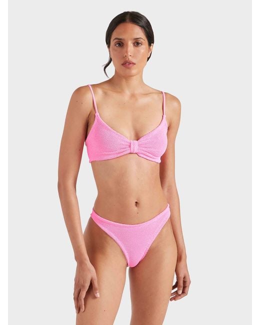 Hunza G Pink Alicia Bikini