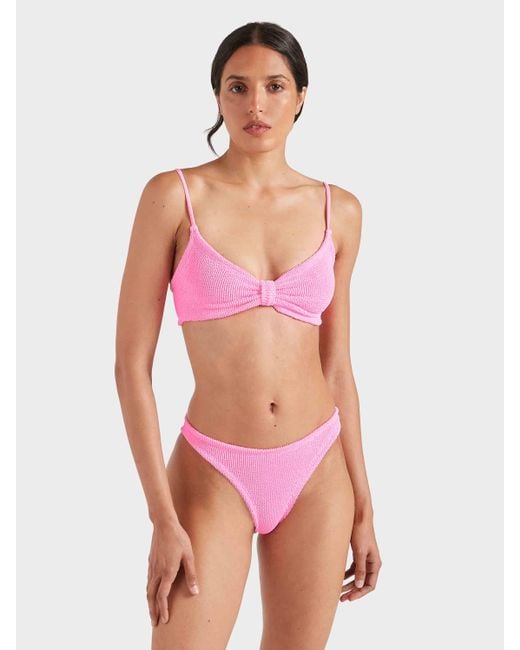 Hunza G Alicia Bikini in Pink Lyst UK