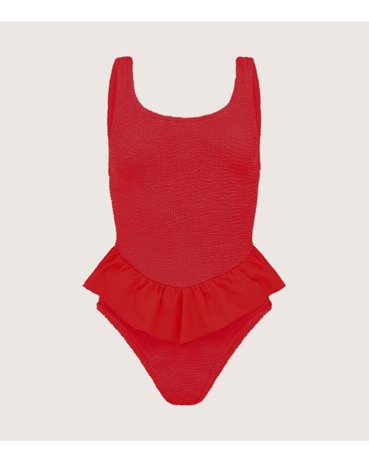 Hunza G Red Denise Swim