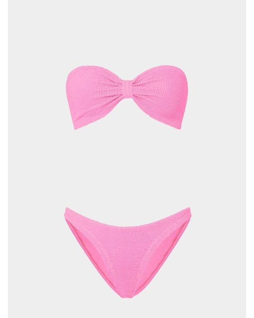 Hunza G Pink Tina Bikini