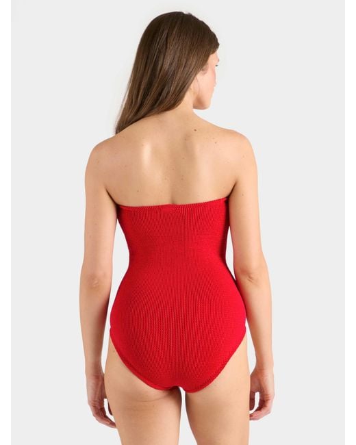 Hunza G Red Coverage Brooke Swim