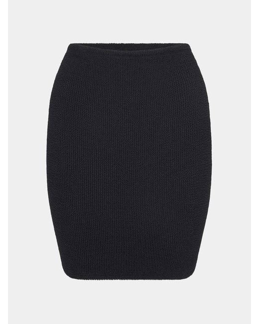Hunza G Blue Mini Skirt
