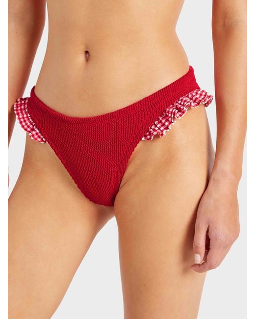 Hunza G Red Trudy Bikini