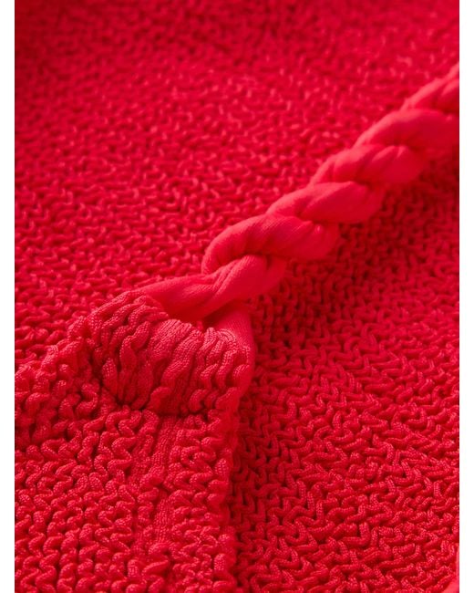 Hunza G Red Coverage Camille Swim