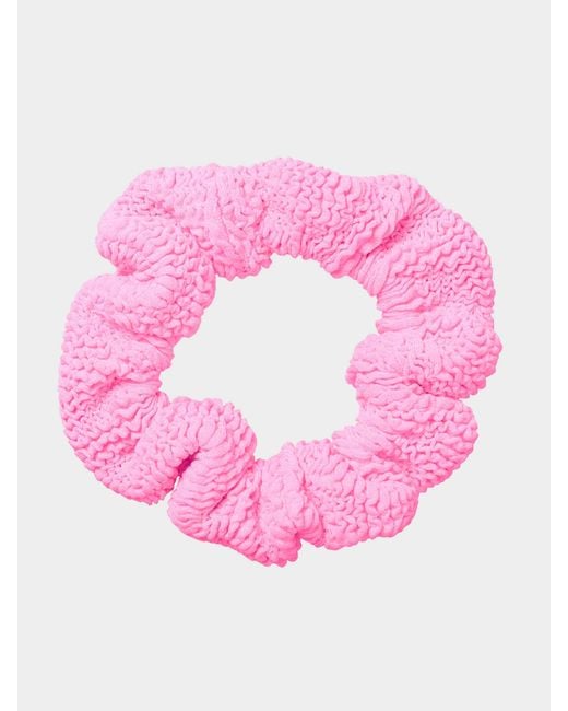 Hunza G Pink Scrunchie