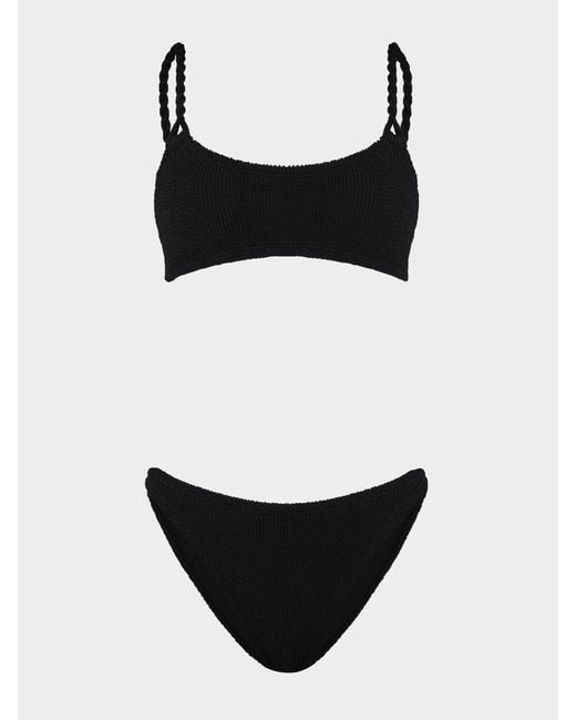 Hunza G Black Phoebe Bikini