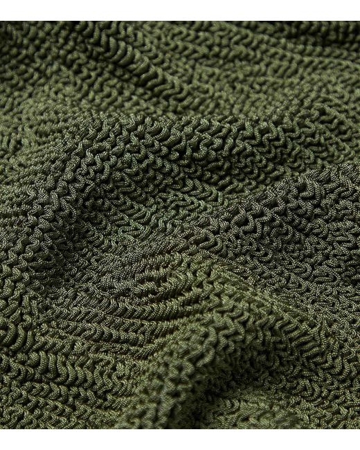 Hunza G Green Coverage Square Neck Swim