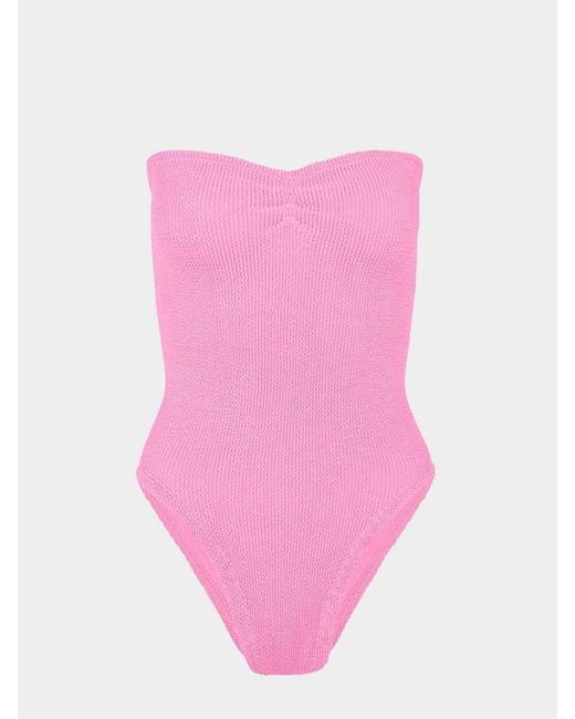 Hunza G Pink Brooke Swim