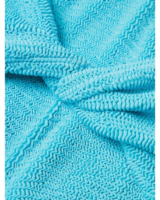 Hunza G Blue Coverage Juno Bikini