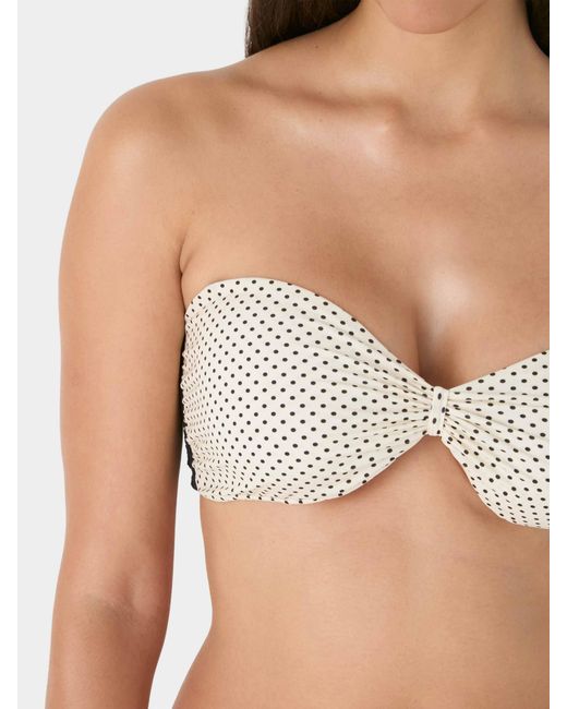 Hunza G Black Delphine Polka Dot Bikini