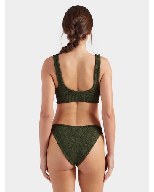 Hunza G Green Julia With Hoop Bikini