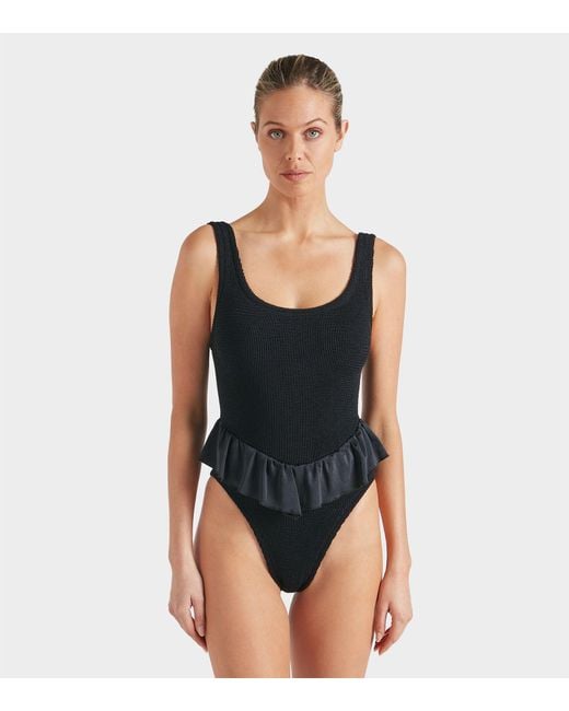 Hunza G White Tiffany Swim