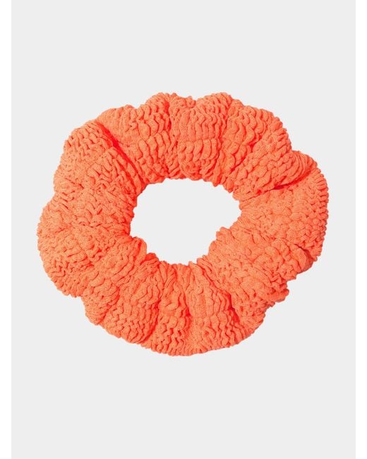 Hunza G Orange Scrunchie