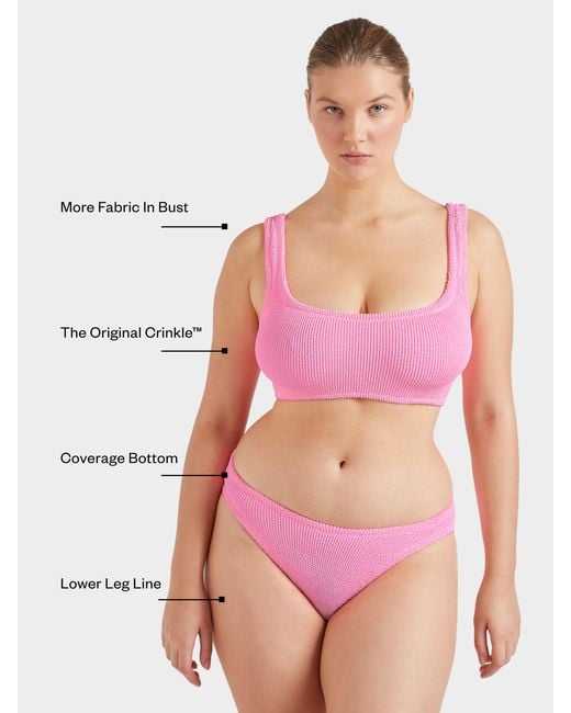 Hunza G Red Coverage Xandra Bikini