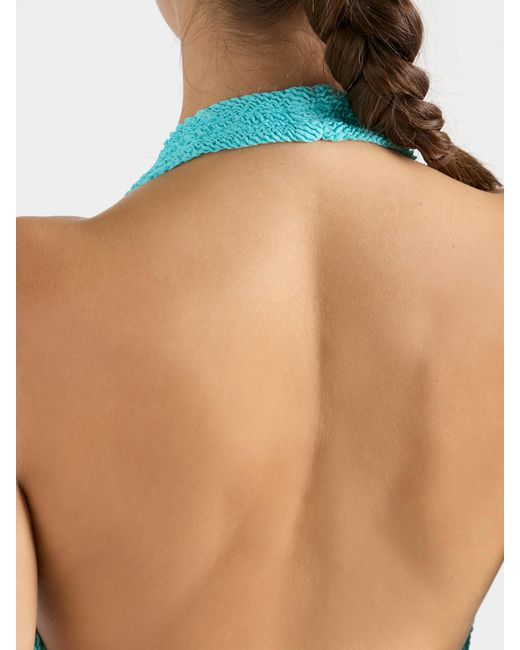 Hunza G Blue Sandy Swimsuit