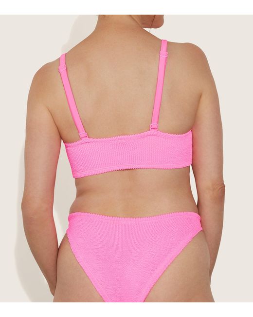 Hunza G Pink Post-Mastectomy Bikini