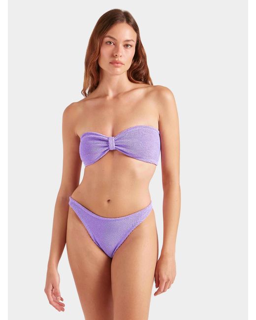 Hunza G Brown Jean Bikini