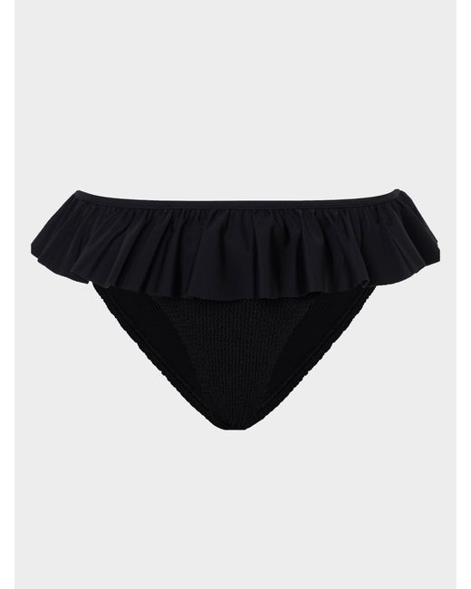 Hunza G Black Frill Bikini Bottom