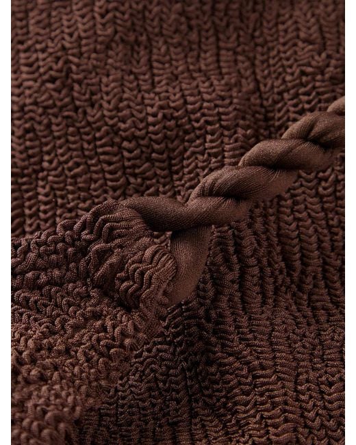Hunza G Brown Coverage Camille Swim