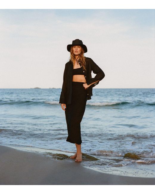 Hunza G Hat in Black | Lyst
