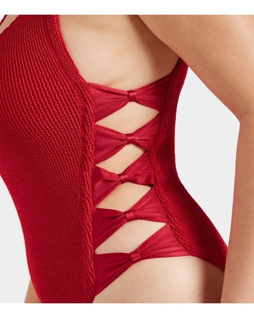 Hunza G Red Tiffany Swim