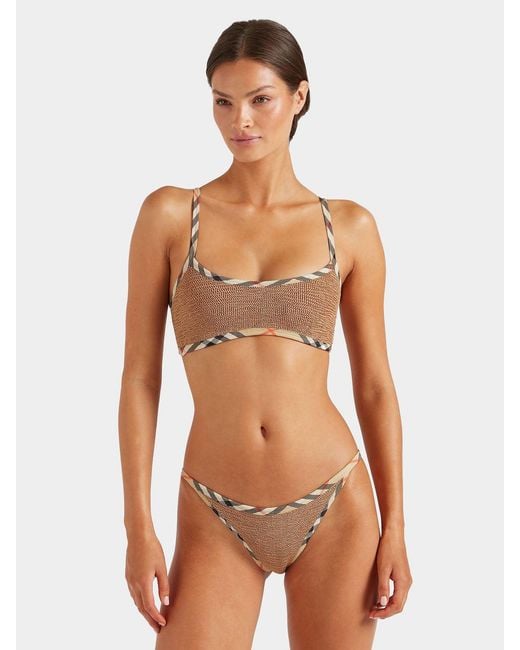 Hunza G White Burberry X Tyler Bikini