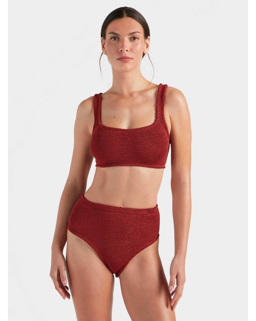 Hunza G Red Patricia Bikini
