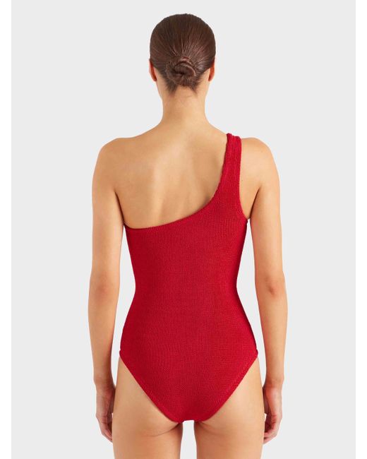 Hunza G Red Coverage Nancy Swim
