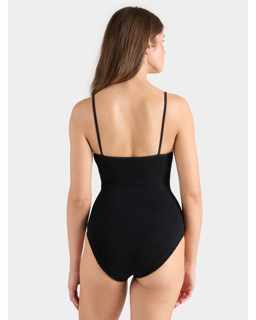 Hunza G Black Coverage Pamela Swim