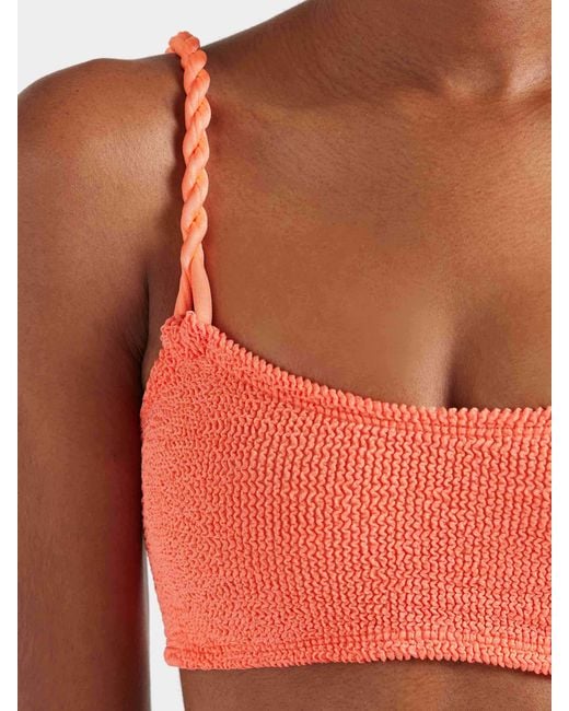 Hunza G Red For La Samanna, A Belmond Hotel Phoebe Bikini