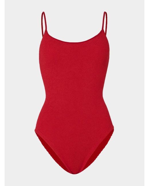 Hunza G Red Coverage Pamela Swim