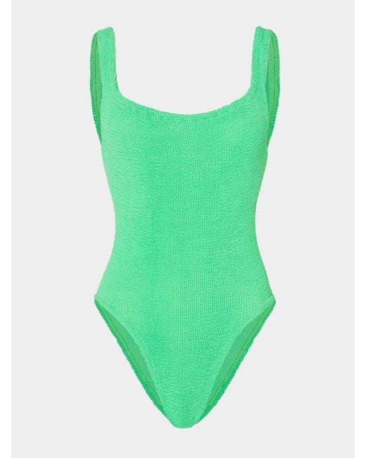 Hunza G Green Square Neck Swim